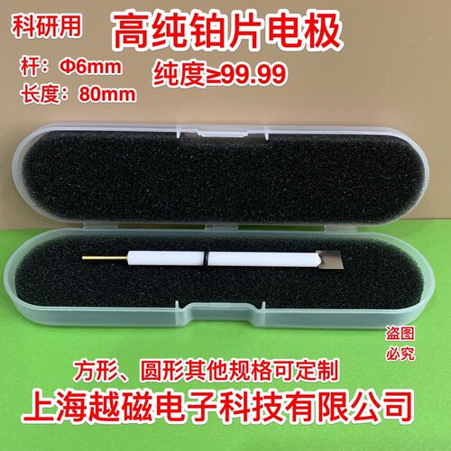 铂电极10*10*0.1mm铂片电极 纯度99.99铂电极 对电极 辅助电极