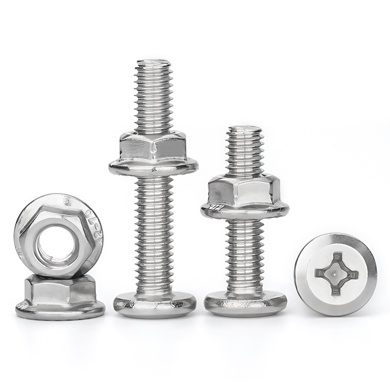 不锈钢倒边平头十字螺丝