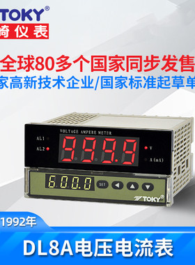 东崎DL系列 DL8A-RC10V600 DL8A-IRC10V600真有效值电压电流表