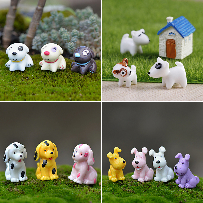 款卡通小狗微景观迷你树