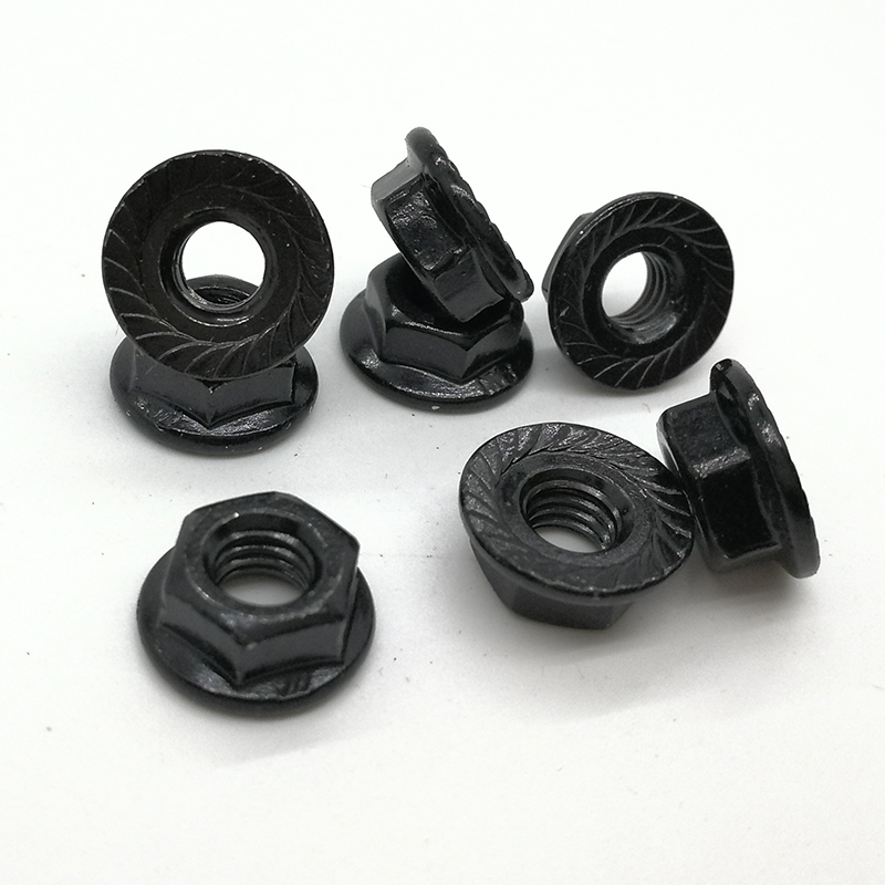 法兰螺母面带齿防滑松帽