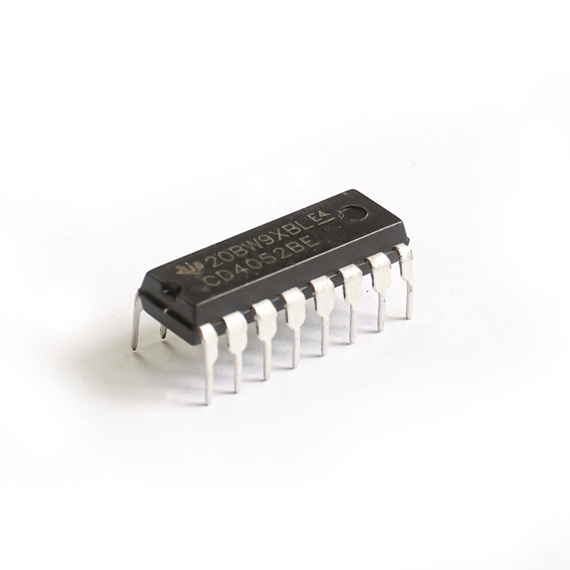 直插 cd4052be hef4052 dip-16 多路复用器/信号分离器