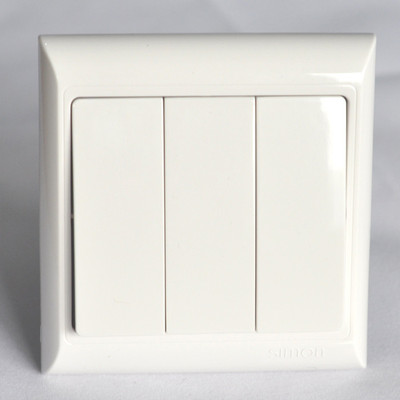 西蒙开关欧典61系列 三位双路开关 J60372 三位双控