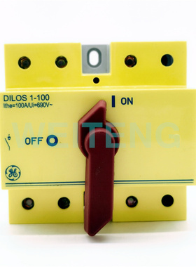 询价GE通用电气 DILOS 1-100 负载隔离开关3P 三相690V断路器 730