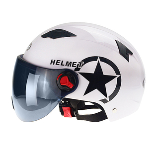 Motorcycle Helmet Scooter Bike Open Face Half Baseball Cap