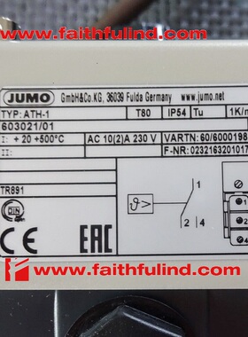 议价Jumo 60001984 久茂温度传器 603021/01 ATH-1 500度