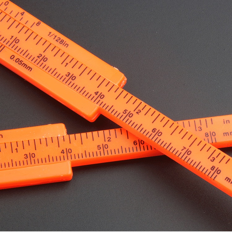 迷你塑料卡尺文玩把防磕