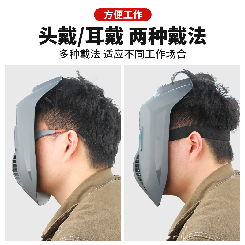 添新焊友烧电防护面罩工