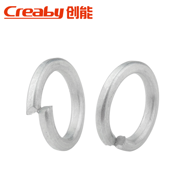 镀锌弹垫薄型开口簧圈加