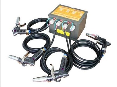 一拖四型离子风枪静电吹