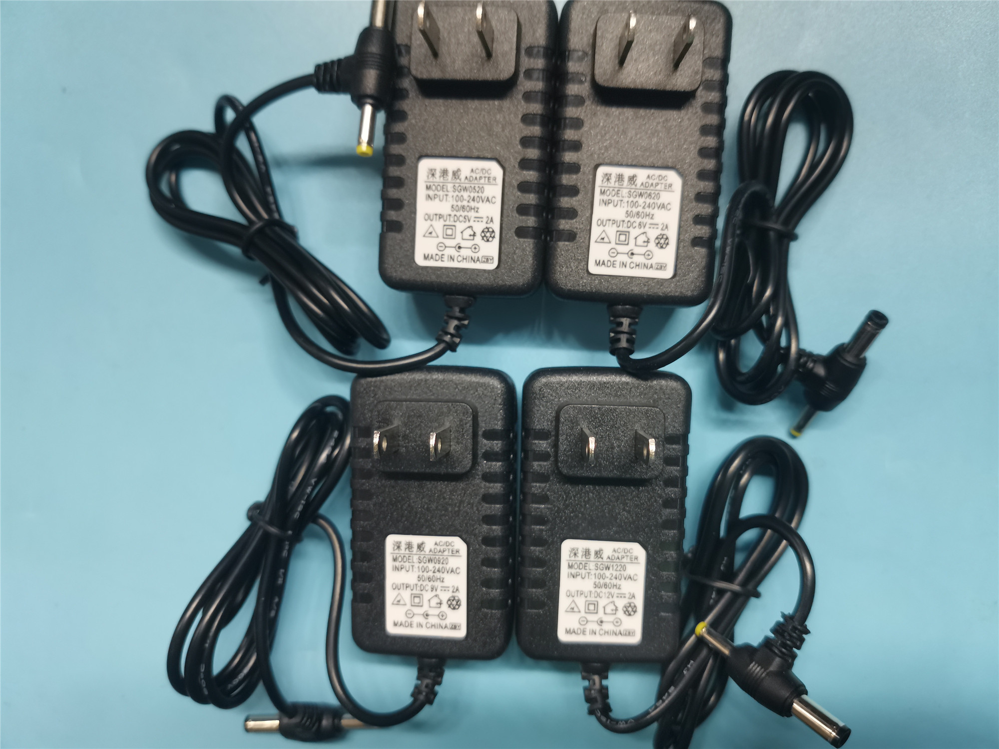 5V2A6V2A9V2A12V2A开关电源适配器T头小龟壳大头5.5X2.1小头4017