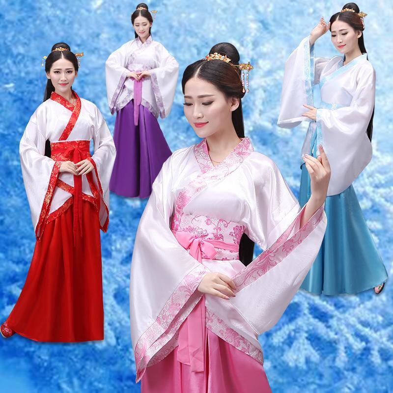 汉服女曲裾嫦娥仙女舞蹈