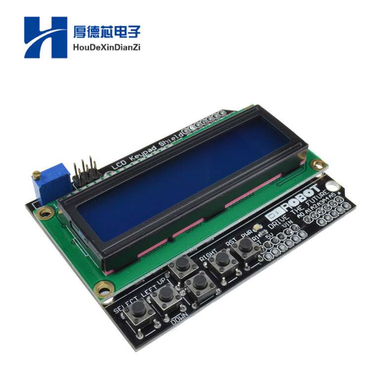 扩展板字符液晶输入出显