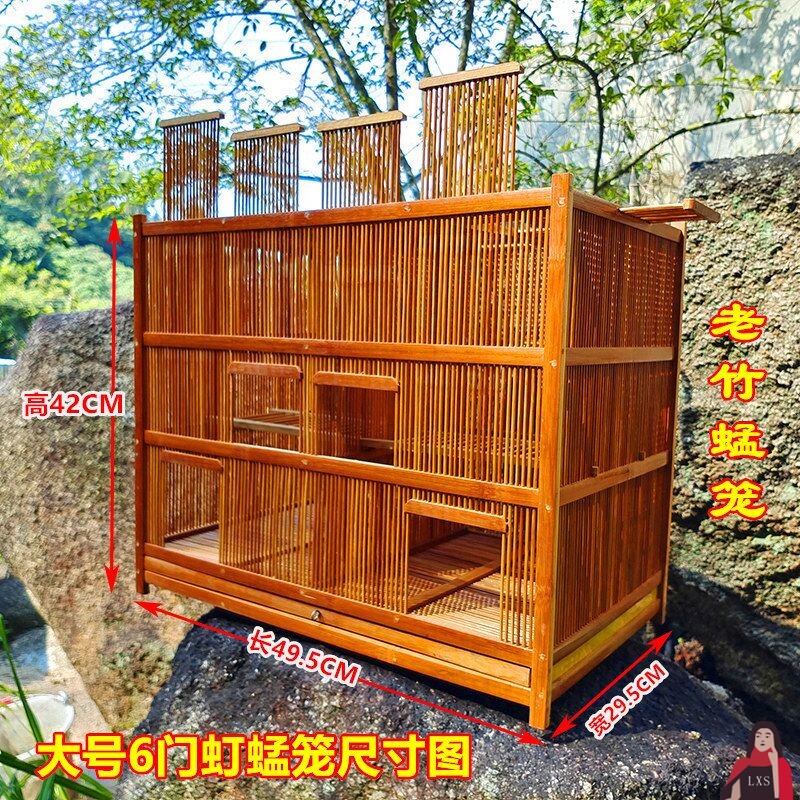 蚂蚱笼子养殖喂养蚂蚱笼蝈蝈丁蚱蜢箱笼虰蜢蟋蟀笼鸟类防晒防撞笼