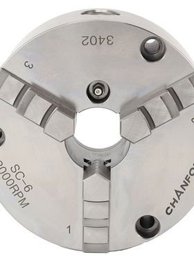 千鸿CHANFOR三爪自定心手动卡盘台湾千岛卡盘合资品牌SC-5 6 7 89