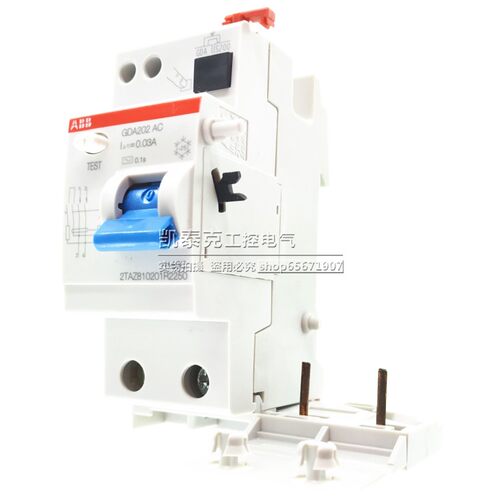正品ABB GDA200 漏电模块 GDA202 AC-25/0.03 2P 25A 10174554