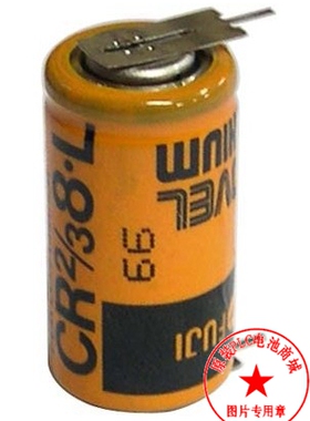 正品 富士FUJI CR2/3 8.L(2/3A 3V)PLC工控锂电池 全新 带焊脚