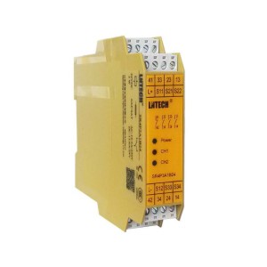 怡合达ZJH75安全继电器光幕用 PNP 输出触点3NO 1NC 电压24VDC/AC