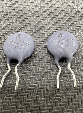 SEMITEC热敏电阻2D210 2欧姆 NTC2.0 2R 2D2-10LCS进口20210灰色