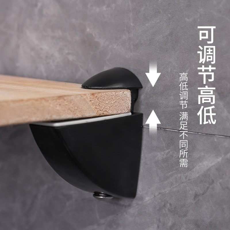 免打孔可调节玻璃夹隔板固定托层板托钉衣柜免钉分层搁板三角支架,居家布艺,窗帘面料,淘宝优惠券,粉丝福利购,淘宝优惠卷