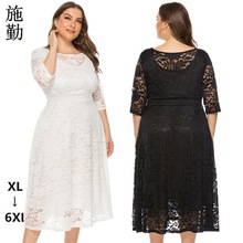 summer fat ladies plus size dresses for big girl long dress