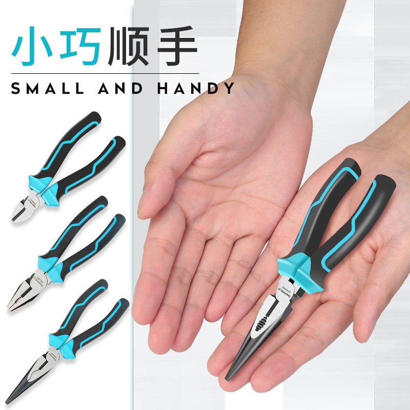 钢盾老虎钳子丝电工专用