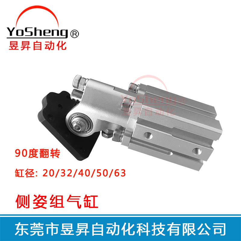 平板度翻转侧姿组气缸齿