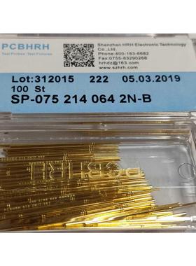 SP075 214 064 2N 直四爪 欧规75MIL测试针 针身1.02 总长33.1 圆