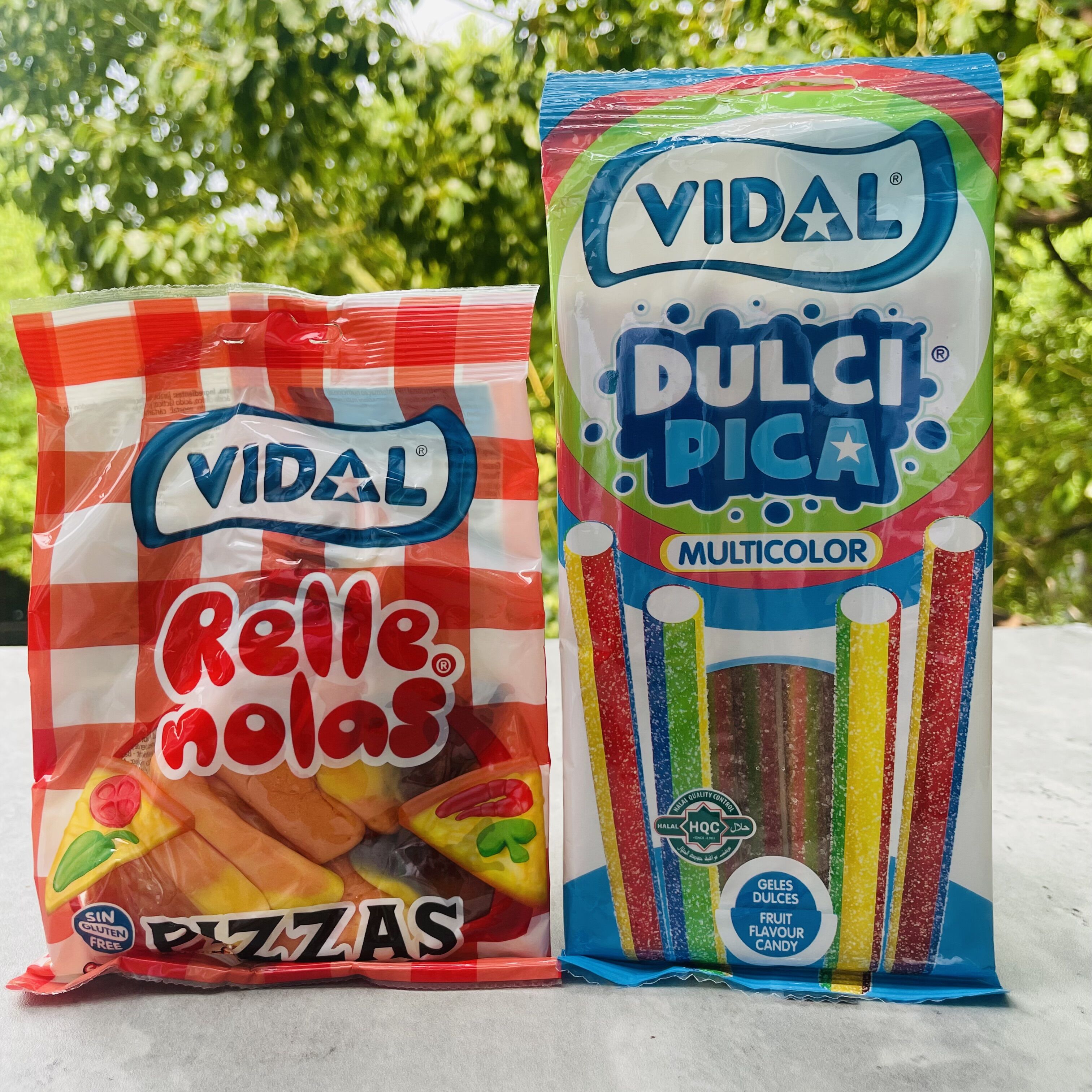 VIDAL西班牙进口披萨夹心软糖/酸味铅笔彩虹软糖90g