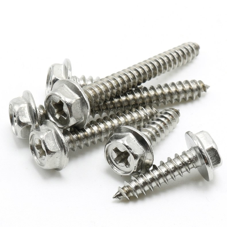 不锈钢法兰面外六角自攻