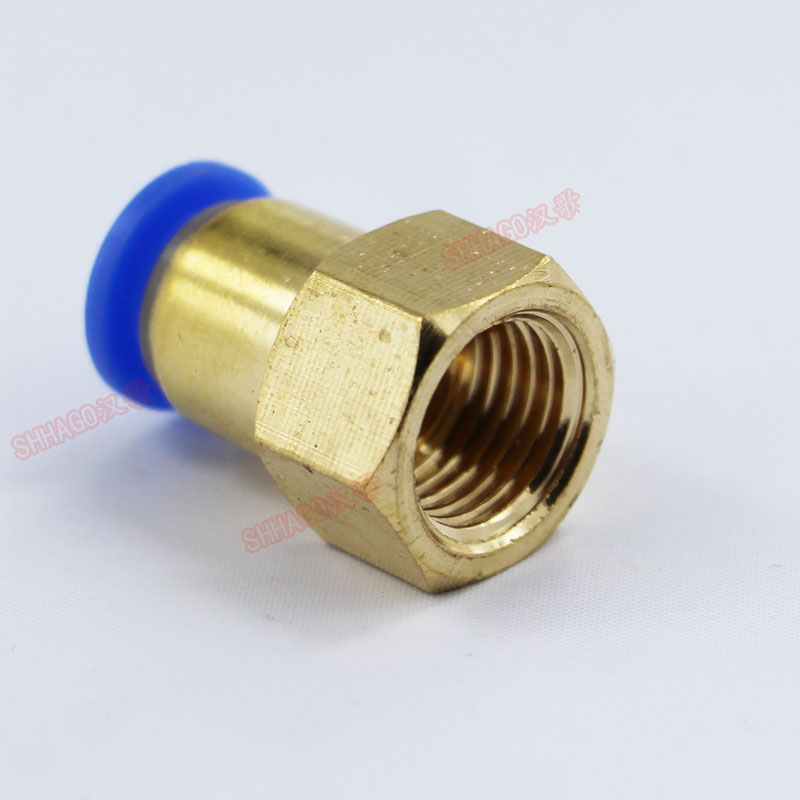 APCF内螺纹直通接头PCF8\12-01\02\PCF6-M5\01\02\PCF10-01\02\03