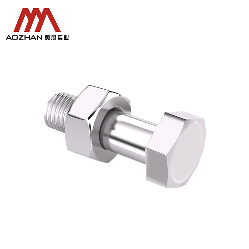 奥展外六角半牙螺丝不锈