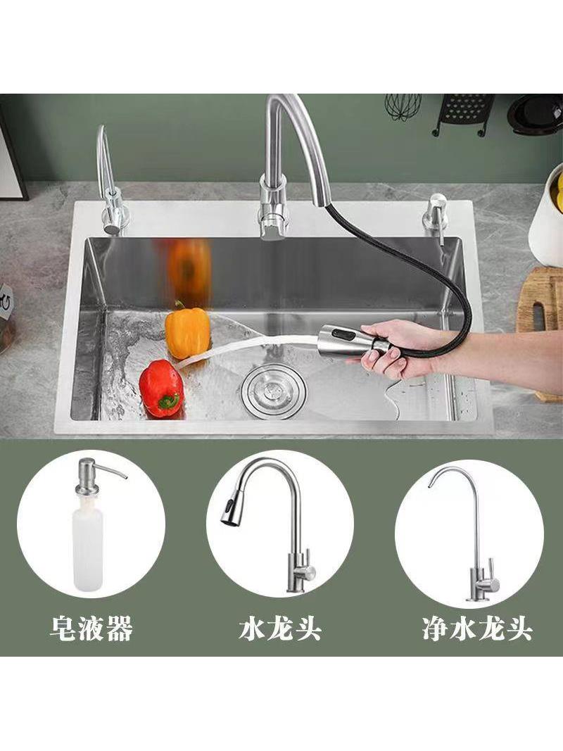 不锈钢水槽大单手工加厚