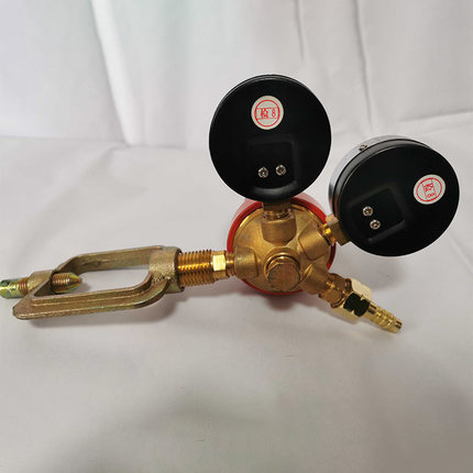青岛国胜氧气减压器YQY-08全铜氧气表 乙炔表