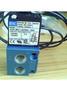 原装正品MAC电磁阀45A-BC1-DABA-1BA   CLSF AC220V