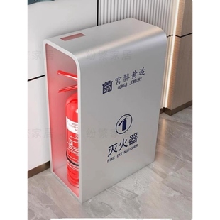 家用4公斤灭火器专用箱空箱不锈钢灭火器烤漆支架 灭火器箱2只装