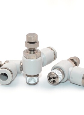 亚德客型ASLB型进气节流阀 ASL/PSL4-M5B ASL6-01B 8-02B 10-03B