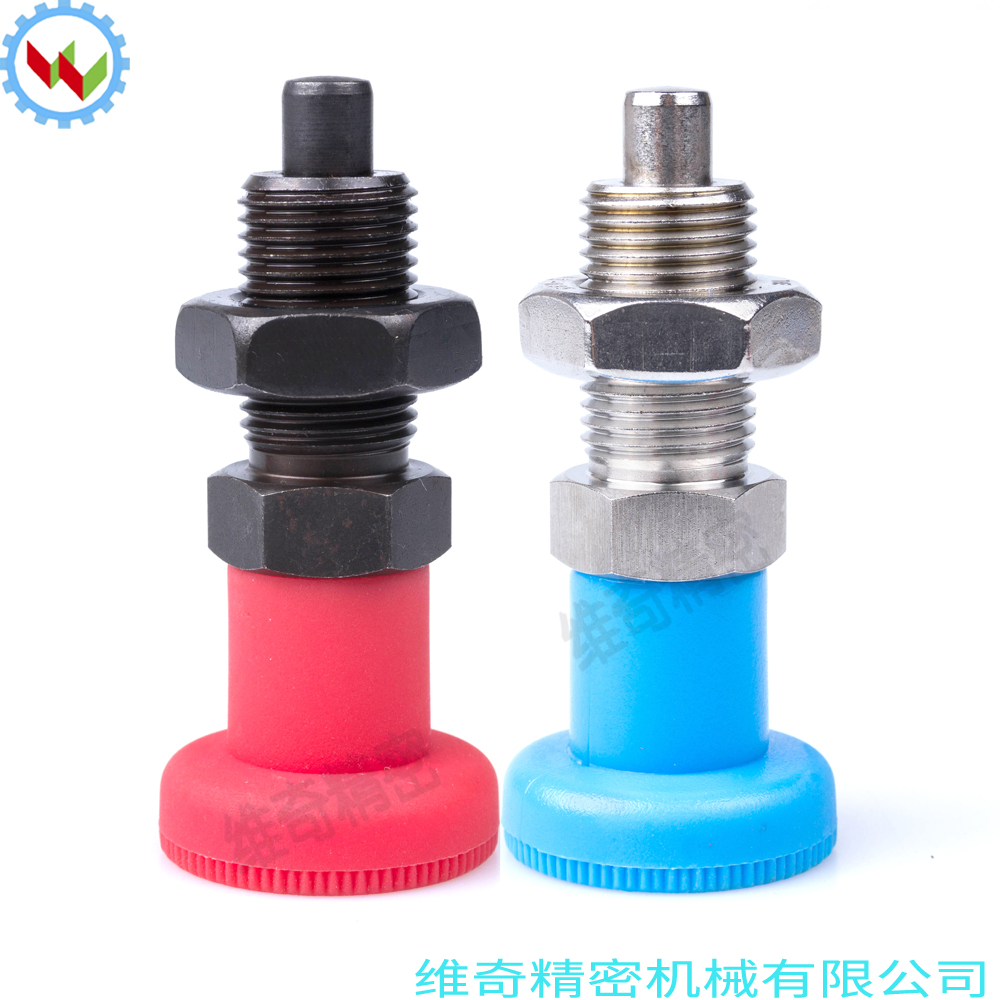 旋钮柱塞弹簧锁销螺纹插销分度销弹簧拉销弹顶销分割定位柱GN617