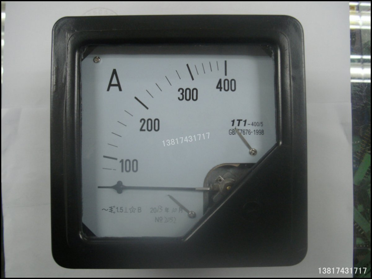1T1 400/5A交流指针式电流表 电流电压表 开关柜表
