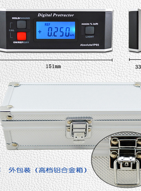 ACE3600 电子数显倾角仪 防水IP65角度仪带磁坡度仪 水平仪