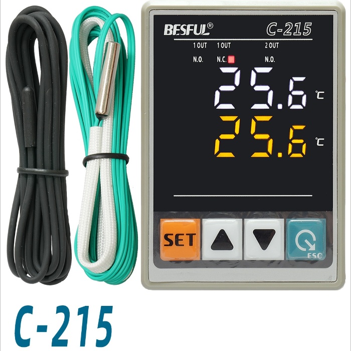 C215碧河BESFUL太阳能水箱温差循环温差仪温度差温差控制器C-215