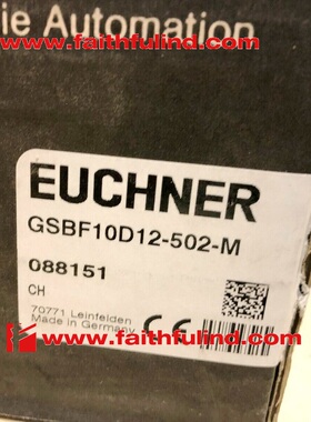 议价Euchner 088151 安士能安全模块 GSBF10D12-502-M