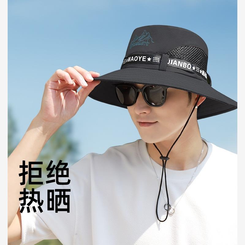男士夏天遮阳防晒帽骑行