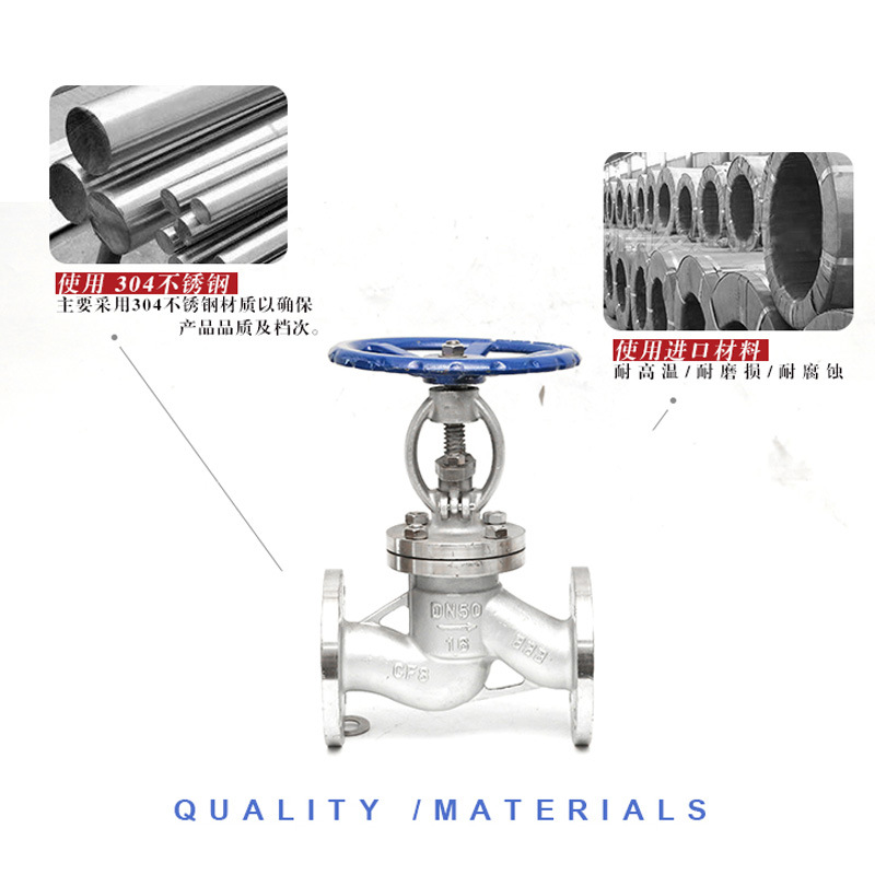 腾信不锈钢法兰截止阀公