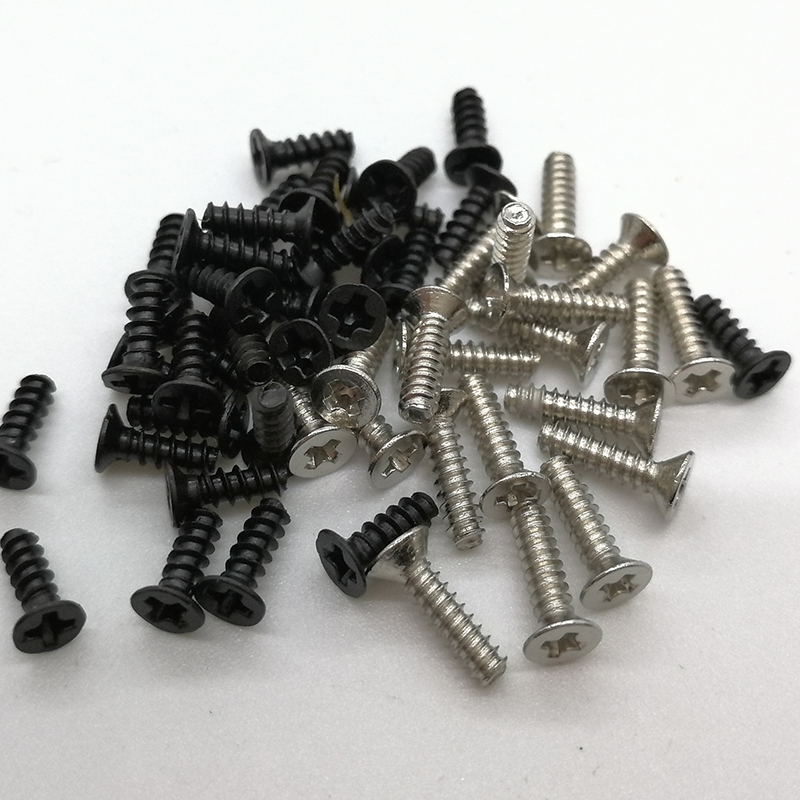 环保镀镍发黑十字沉头平