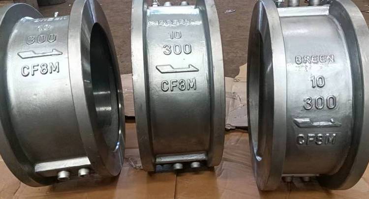 不锈钢对夹双瓣式止回阀