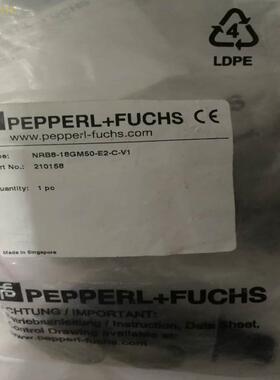 【工控数码】现货p+f传感器NRB8-18GM50-E2-C-V1 210158议价议价