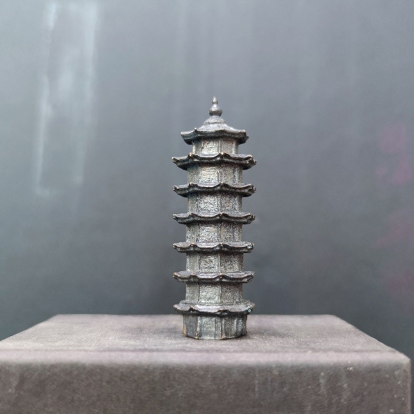 纯铜实心做旧吸水石假山