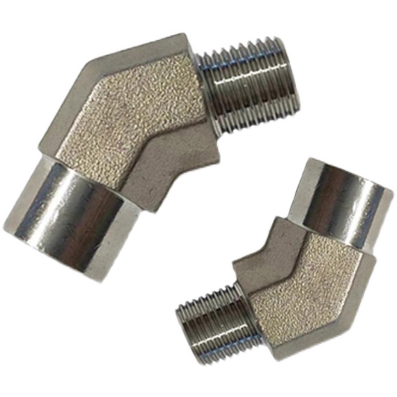 不锈钢内外丝弯头度模锻