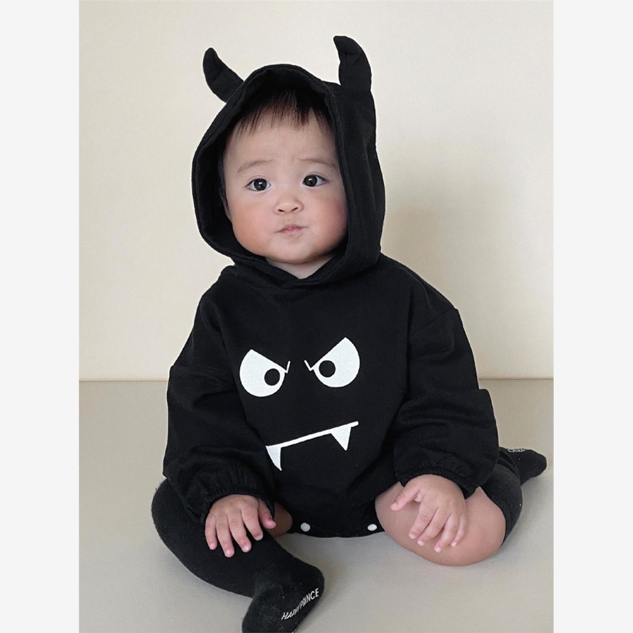 Baby jumpsuit Halloween hooded climbing suit婴儿万圣节服装